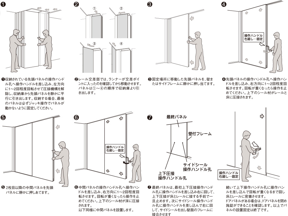 メーカー直販の激安スライディングウォール パーテーションラボ