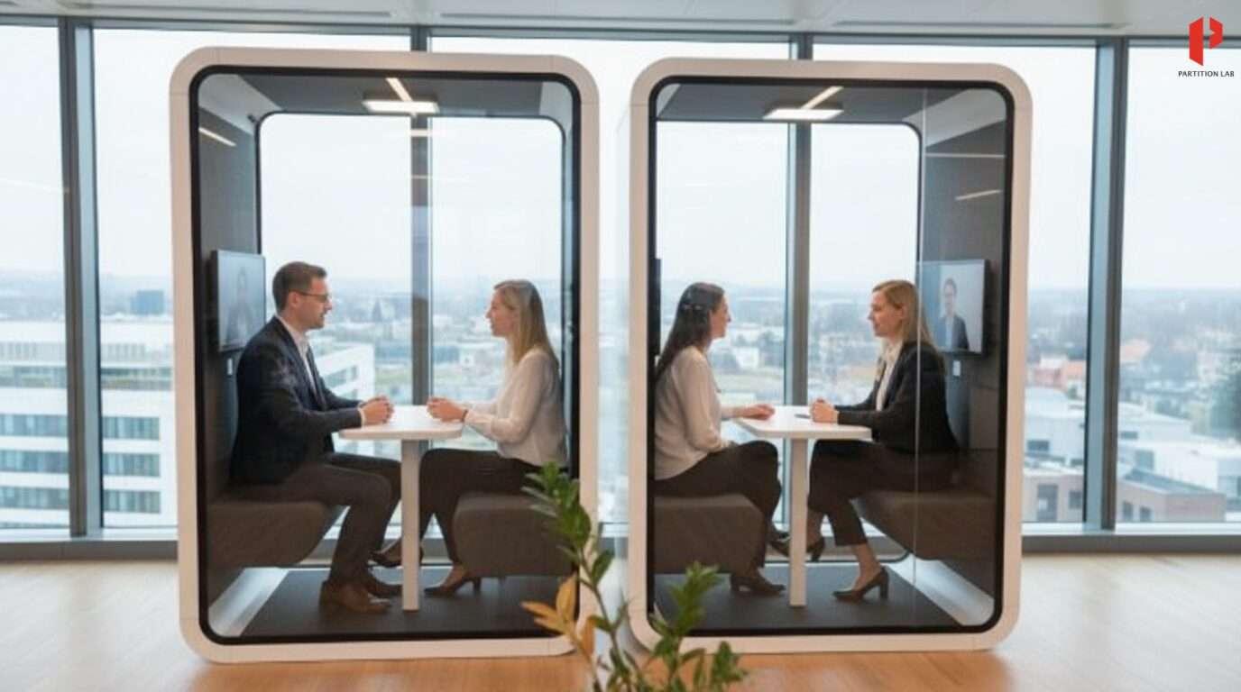 失敗しない！ 集中ブースのおすすめ設置場所。自然光が入り景色が見える場所は、閉塞感を和らげるリフレッシュ効果で、クリエイティブな発想を生み出すのに最適です。